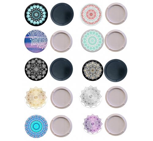 PopSockets Popsocket Disk Set Mandala 10 Stuck