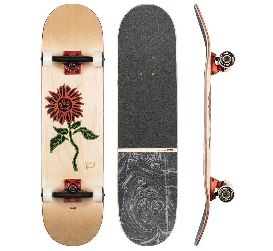 Globe G2 Bloom Natural 8.0 skateboard