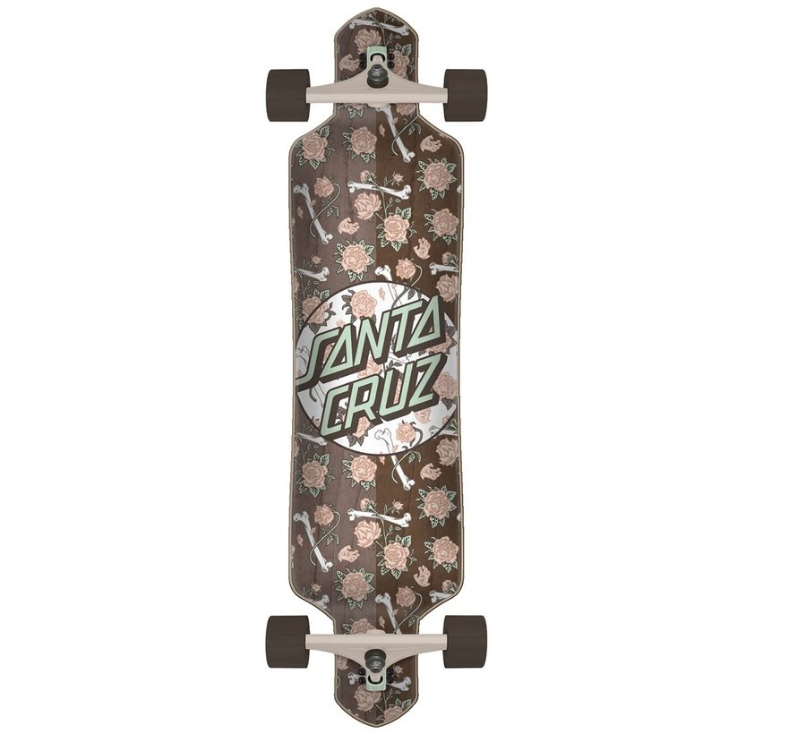 Santa Cruz Drop Through 41" Floral decay brown