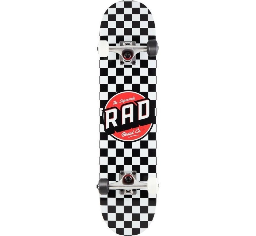 Skateboard Rad Dude Crew Checkers 7.75