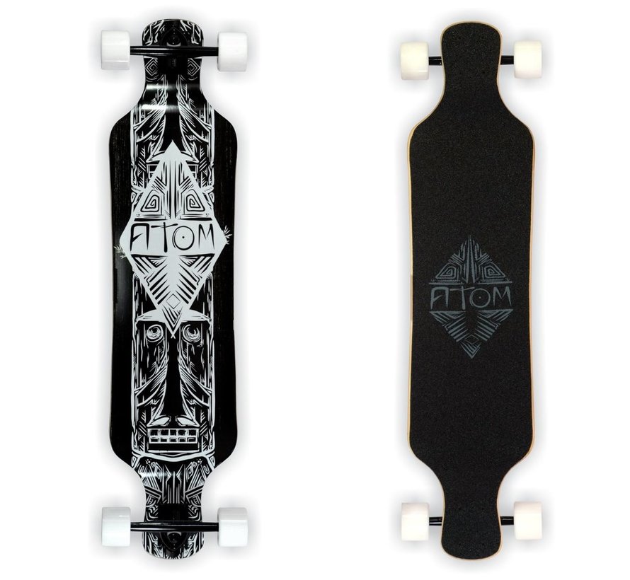 Atom Drop Deck Dark Tiki 39 Longboard