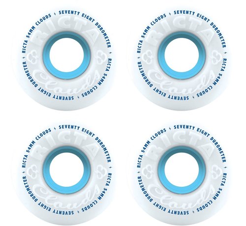 Ricta  Ruote Ricta Clouds 54mm bianche