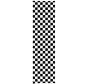 Enuff Skateboard Grifftape 33 x 9 Inch checkered white
