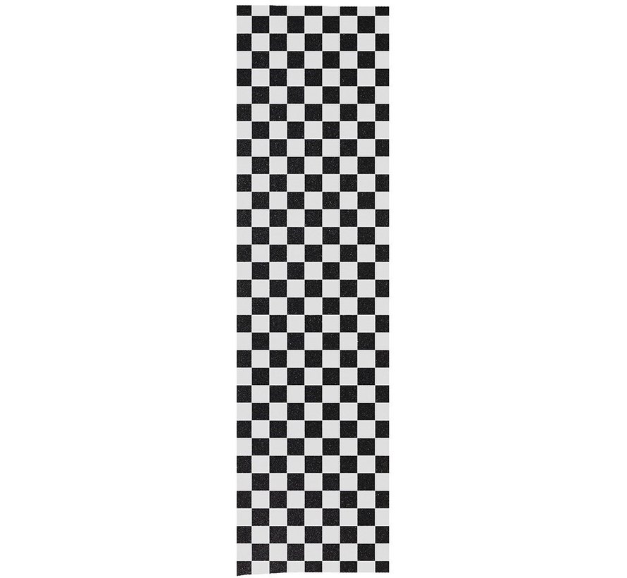 Enuff skateboard grip tape 33 x 9 checkered white