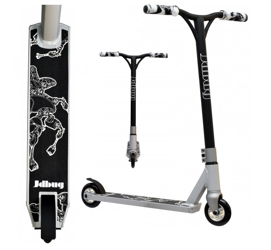 JD Bug MS118BMX stunt scooter Dark Knight Silver