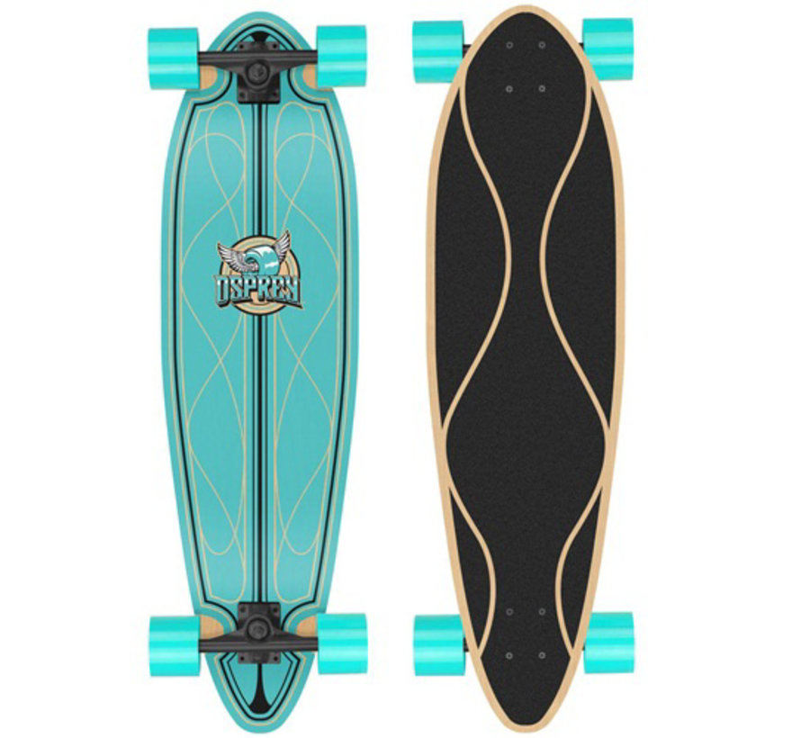 Osprey 36" abgerundetes Pintail-Longboard Helix