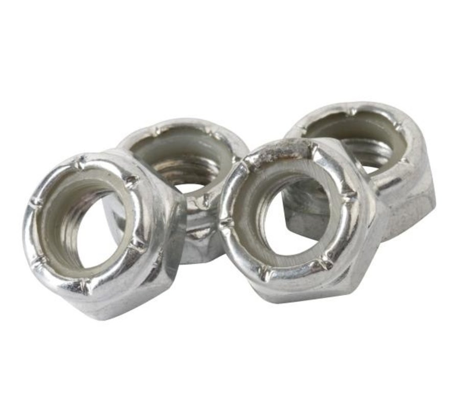 Set van 4 wheelnuts voor Skateboards of Longboards