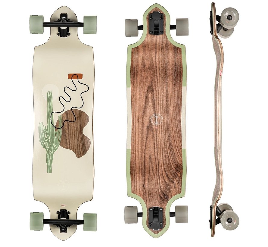 Longboard Globe Geminon Micro Drop in noce Cacti