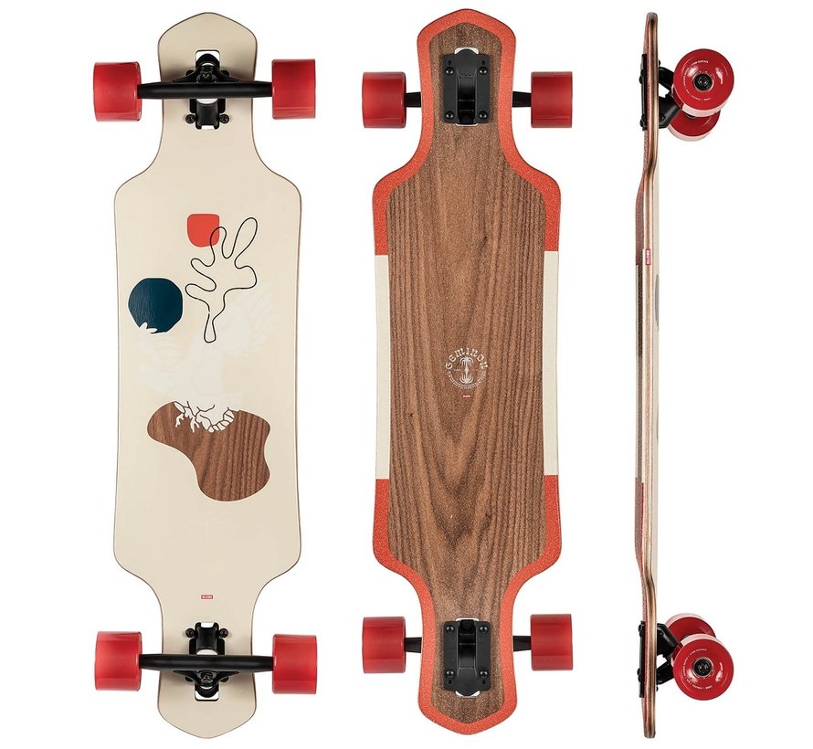 Globe Geminon 35 Walnuss Kakadu Longboard