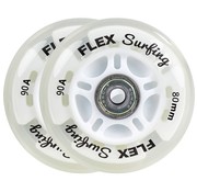 Flex surfing Paire de roues Flex surfing 80mm Light up