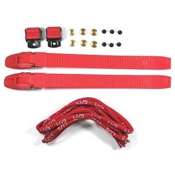 USD USD Buckle set with laces red