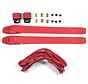 USD Conjunto de hebilla con cordones rojo