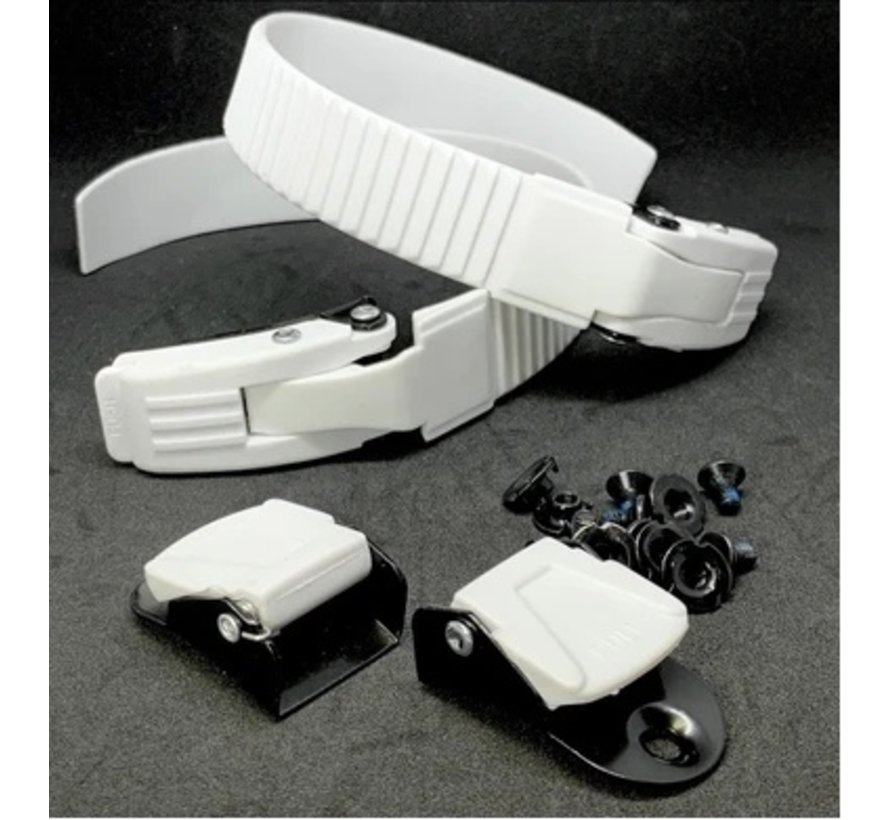 Razors Buckle set white