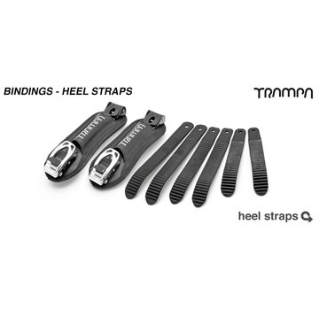 Trampa Trampa Heel straps black White (set van 2)