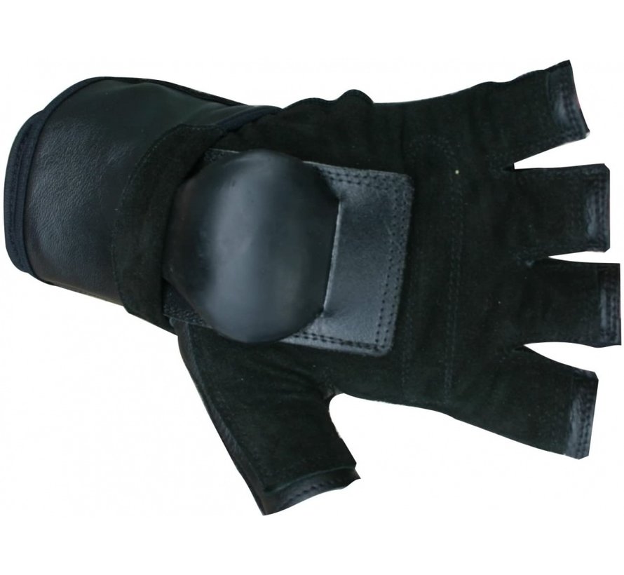 Hillbilly Wrist Guard Gloves - Half Finger M