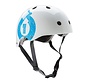 Casque 661 dirt lid blanc cyan