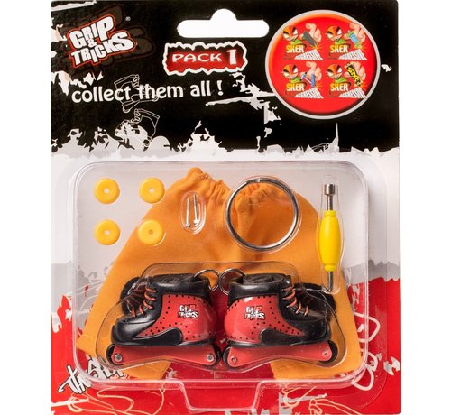 Grip &Tricks  Grip and Tricks stunt skates red