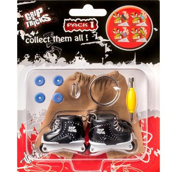 Grip &Tricks Griff and Tricks Stunt Skates weiss schwarz