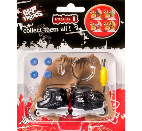 Grip &Tricks Griff and Tricks Stunt Skates weiss schwarz