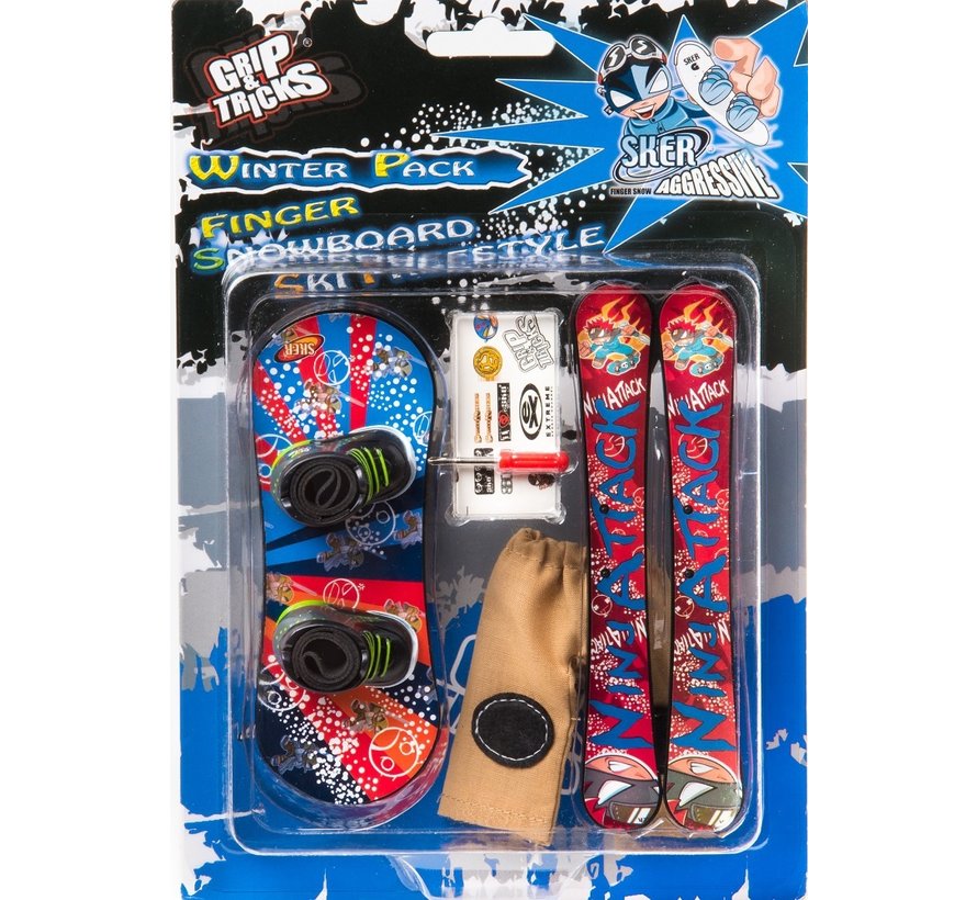 Grip and Tricks winter pack blue red