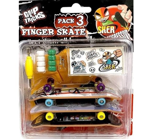 Grip &Tricks  Grip and Tricks finger 3 skateboard set