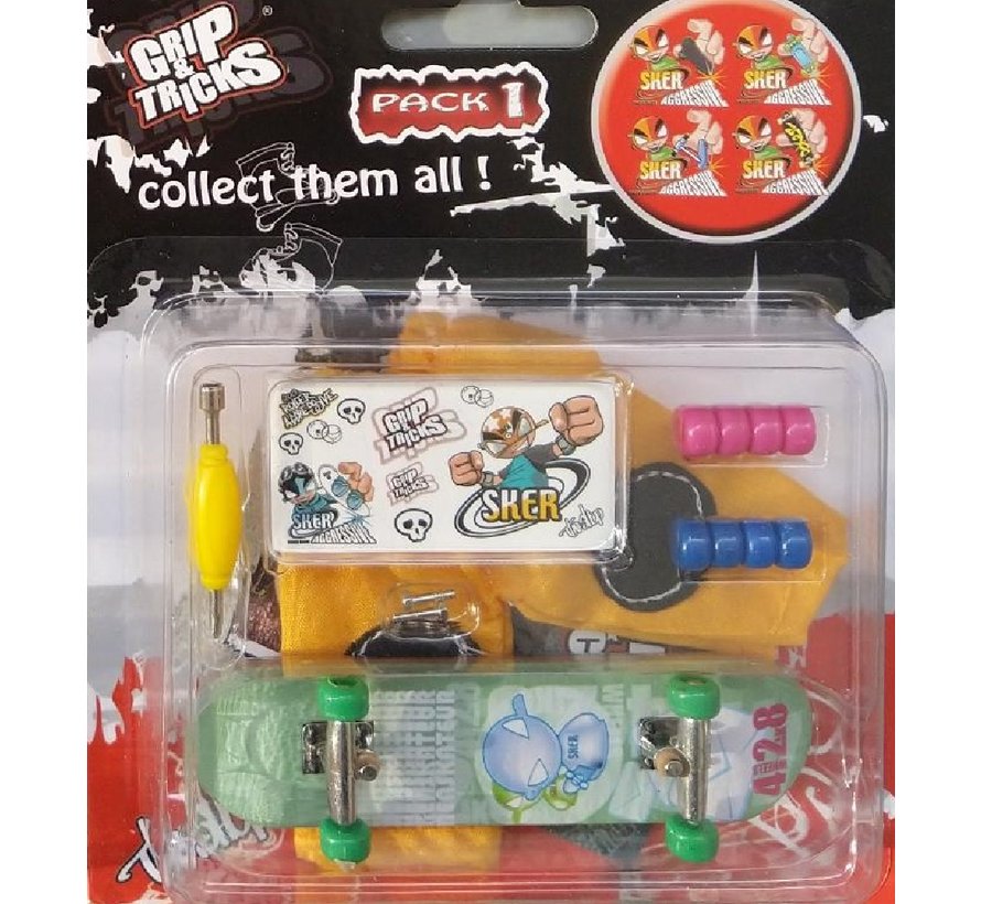 Deskorolka typu Finger Grip and Tricks Menskateur