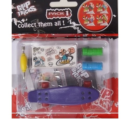 Grip &Tricks Podstrunnica groszkowa Grip and Tricks w kolorze fioletowym