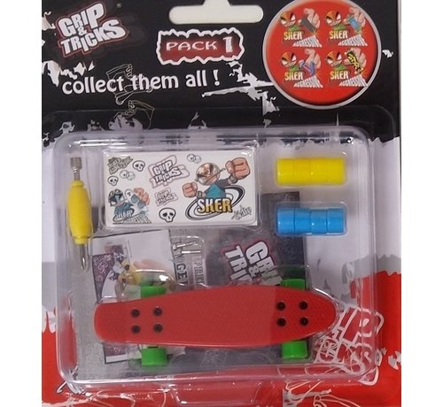 Grip &Tricks Griff and Tricks Penny Griffbrett Red