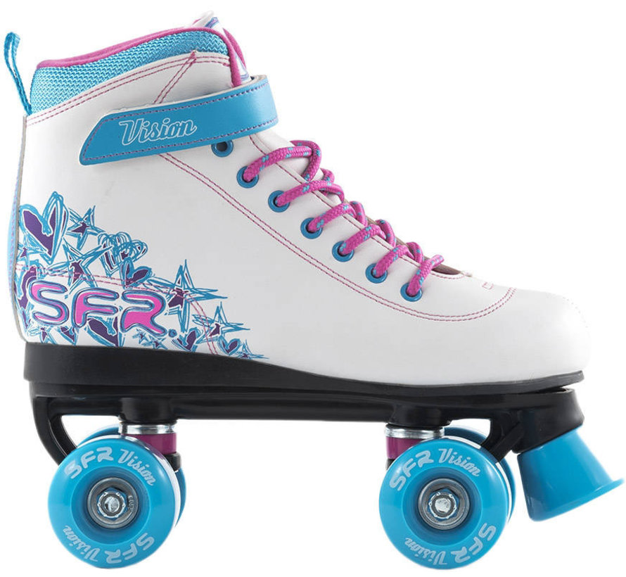 SFR Vision Roller Skates White/Blue Size 37
