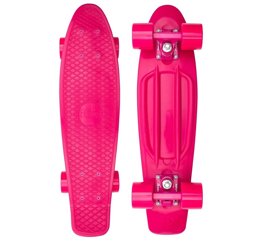 Penny Board 22 Agrafes Rose