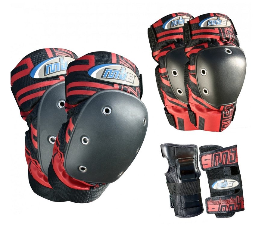 MBS Pro Pads set grand rouge
