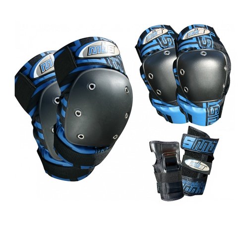 MBS MBS Pro Pads set Extra  large blauw