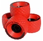 Roues tout terrain MBS 100mm rouge