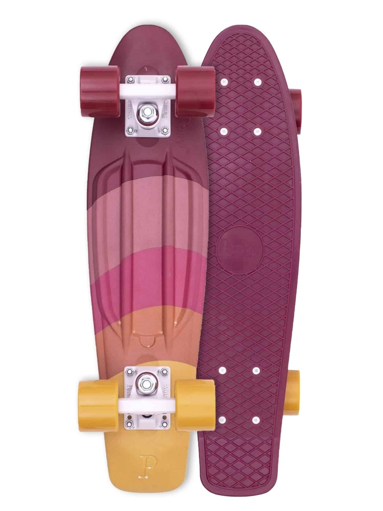 Marty Fielding Archeologisch nicotine Penny Board Classic Series 22'' Bordeaux -