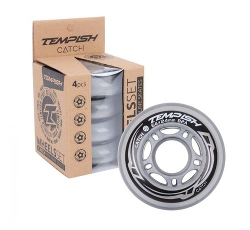 Tempish  Set 4 Ruote Per Pattini In Linea 64x 24 mm 82A