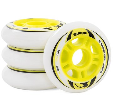 SFR Kółka do rolek SFR 72 / 76 / 80 x 24 mm żółte