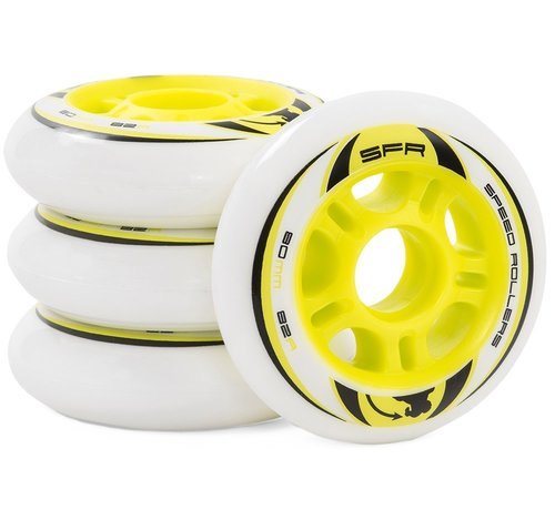SFR  Ruedas skate SFR 72 / 76 / 80 x 24 mm amarillas