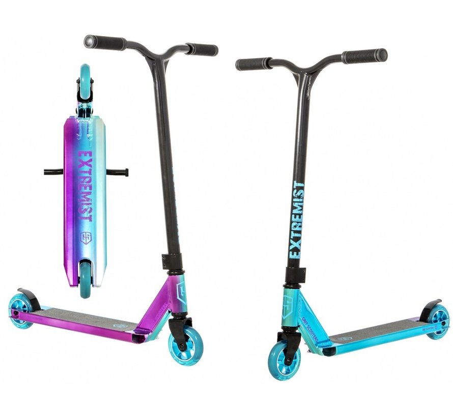 Grit Extremist Stunt Scooter Vapor Green/Blue/Purple