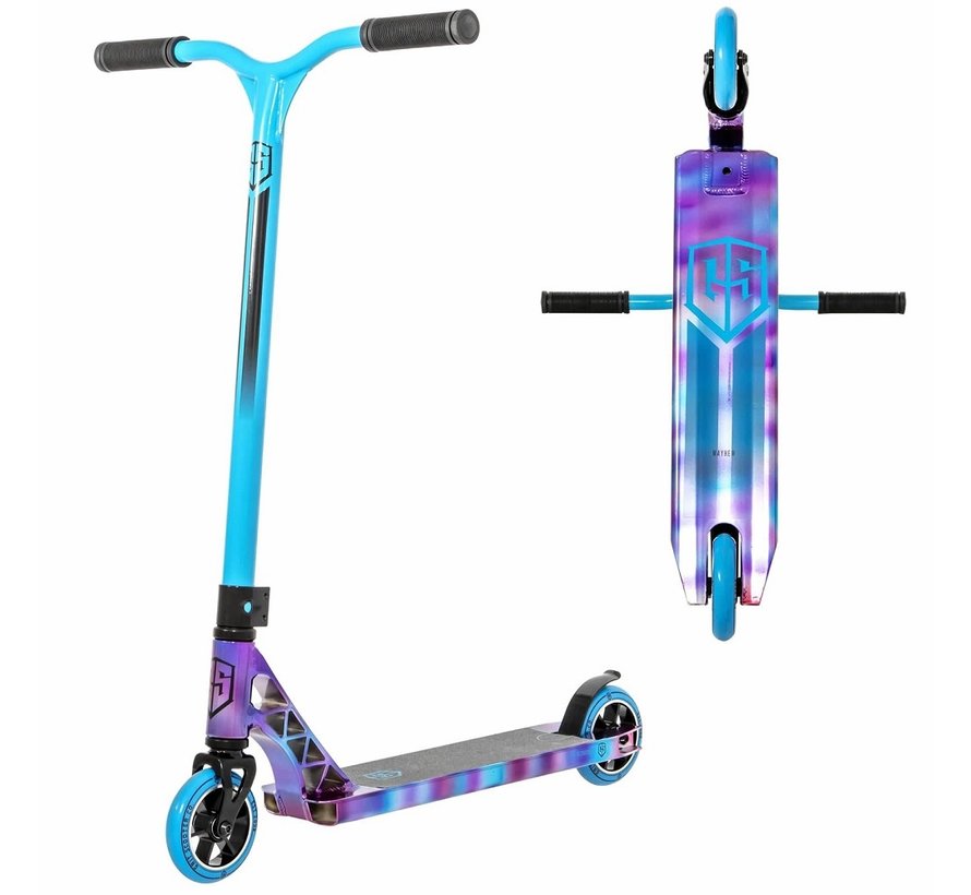 Grit Mayhem Trottinette Freestyle Neo Peint Bleu