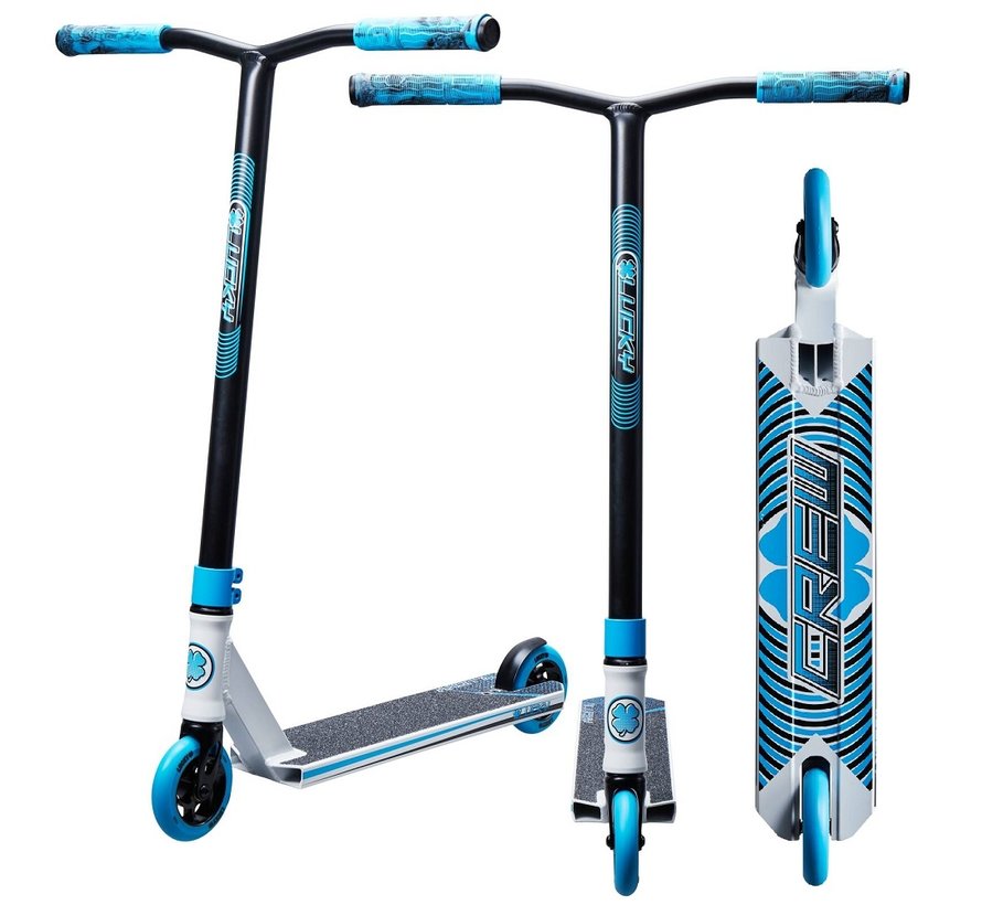 Lucky Crew Trottinette Freestyle Sky (Blanc/Bleu)