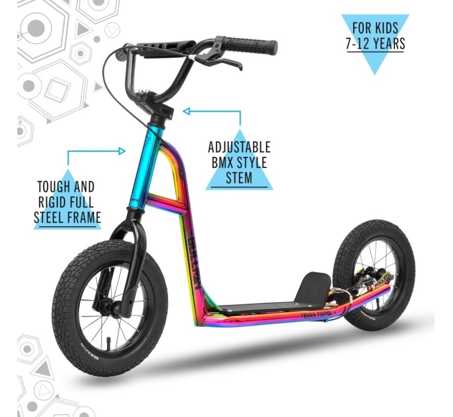 Invert neo chrome scooter with 30.5cm pneumatic tires (Sullivan)