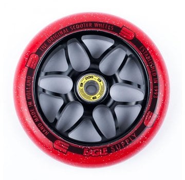 Eagle Supply Eagle Supply wheel 120mm Black Red