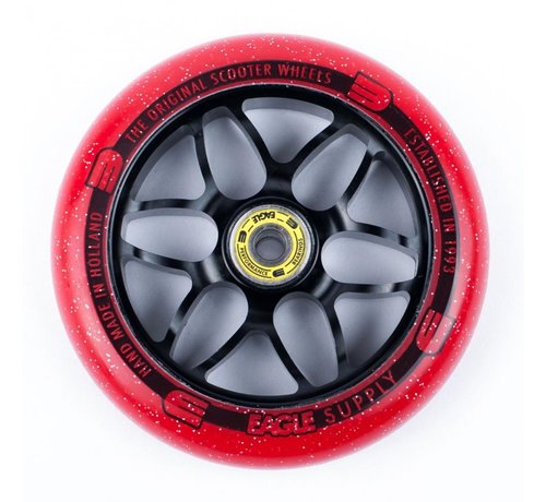 Eagle Supply Eagle Supply wheel 120mm Black Red