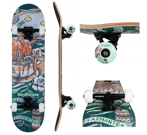 Birdhouse Skateboards  Casetta per uccelli Stage3 Armanto Favorite 7.75 verde