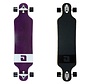 Longboard Atom Drop Through - 40" Fioletowy (Fornir)