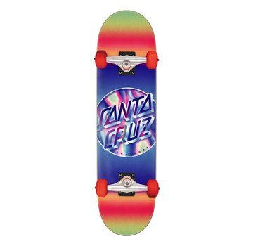 Santa Cruz Santa Cruz Iridescent Dot Skateboard Red Purple 8.25