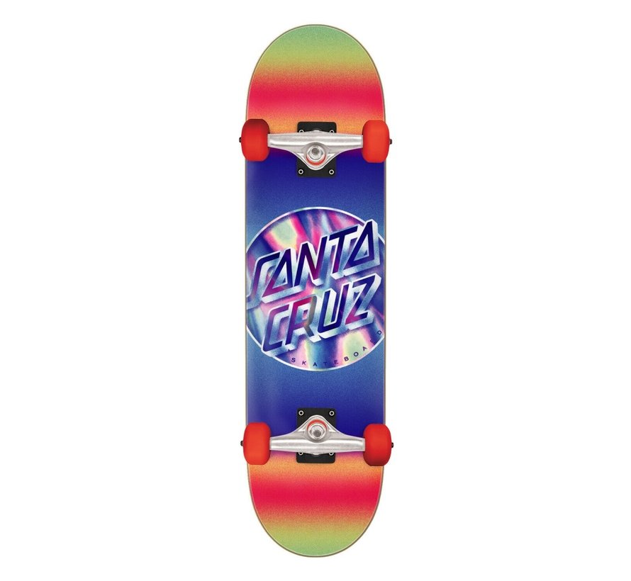 Santa Cruz Iridescent Dot Skateboard Rouge Violet 8.25