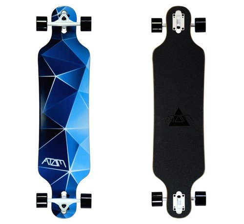 Atom  Longboard Atom 40" drop-through - Blue Geo