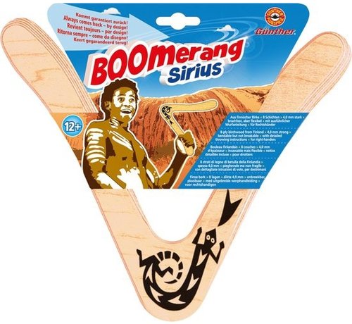 Gunther  Boomerang in legno Gunther