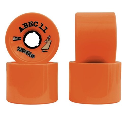 Abec 11 Koła ABEC 11 Zigzag 66mm pomarańczowe